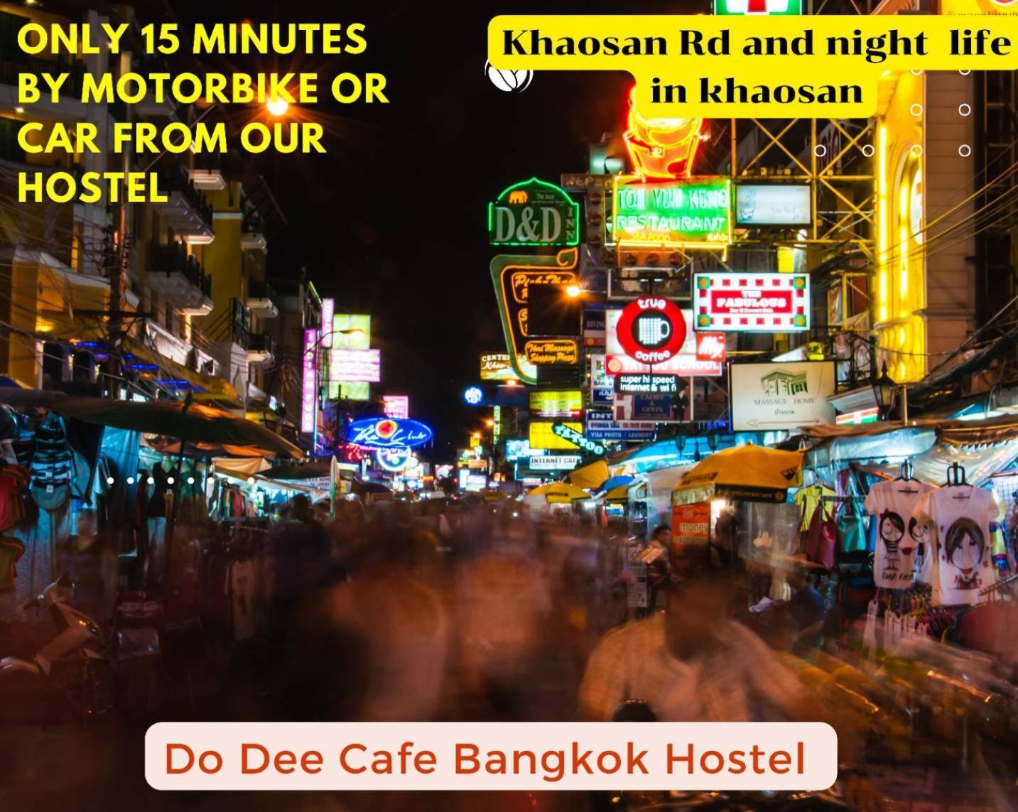 Do Dee Cafe Bangkok Hostel Exterior foto